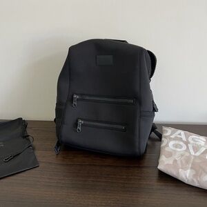 Dagne Dover Indi neoprene Diaper Backpack Onyx Black Large with ACCESSORIES